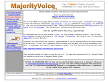 Tablet Screenshot of majorityvoice.com